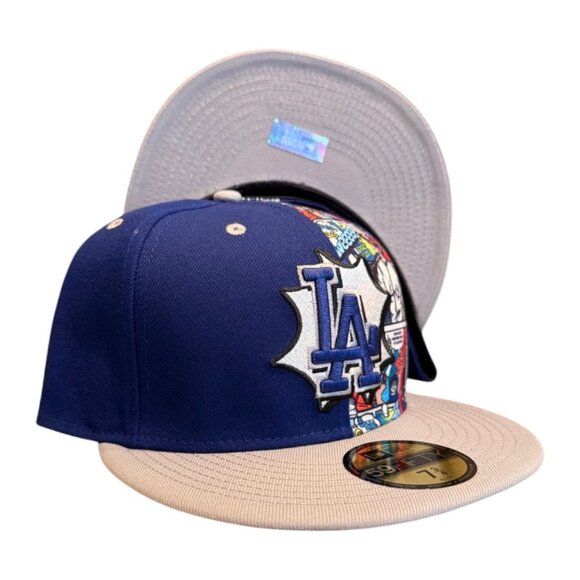New Era Los Angeles Dodgers Diamond Hero Edition 59FIFTY Fitted Hat Size 7 3/4 - Picture 1 of 9